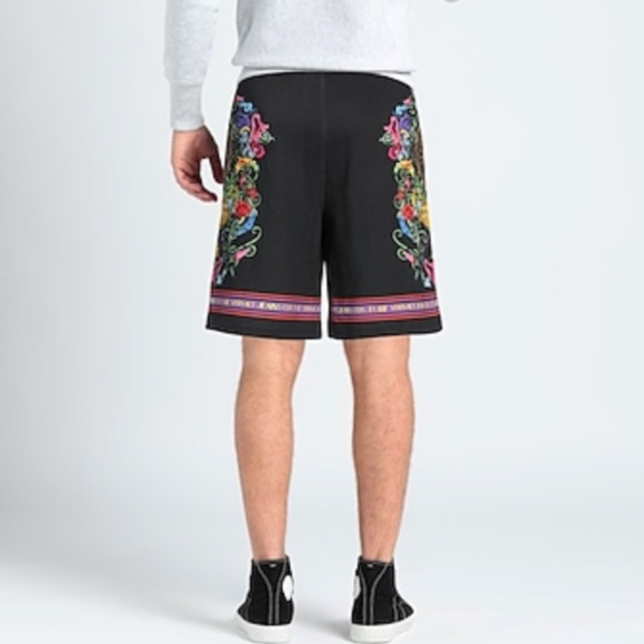 NWT | Versace Jeans Couture Felpa Baroque Print Shorts | Sz S - Picture 2 of 10